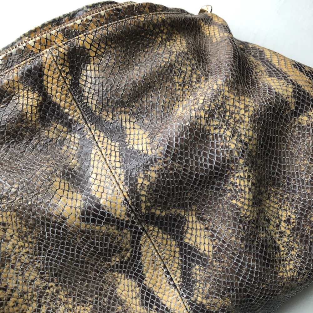 Python Hobo Shoulder Bag / Rare! - image 5
